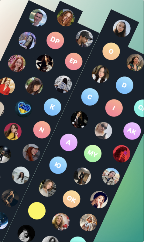 A visual collage representing members of the IxDF Ukraine community