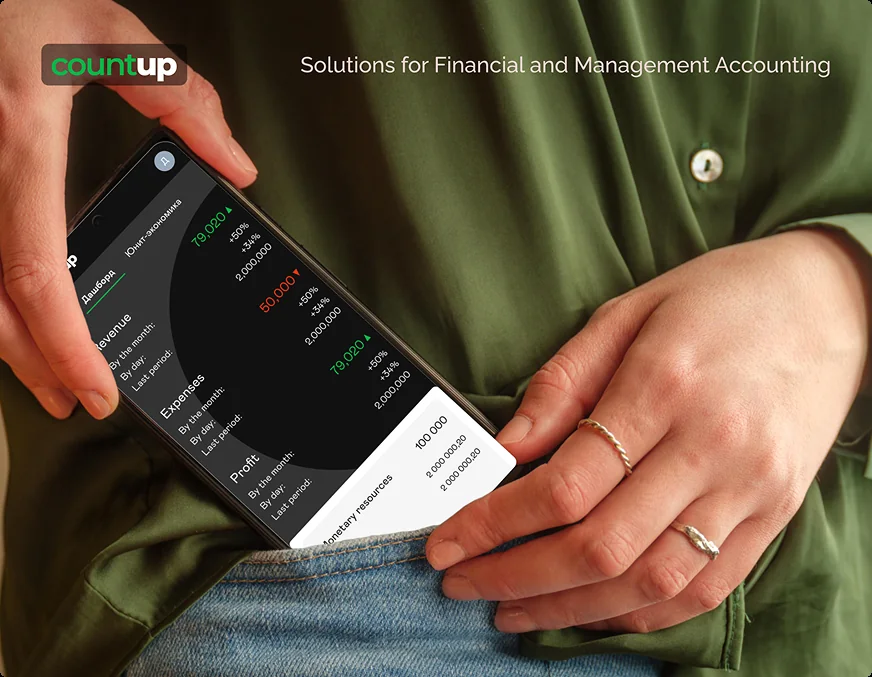 CountUp portfolio card